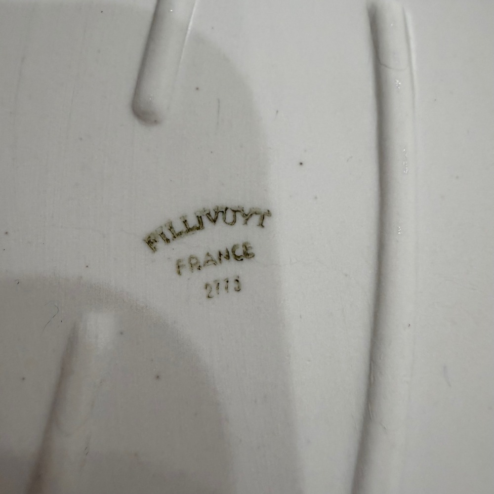 Pillivuyt France Vintage Oval Baker Set 10oz 16oz White Porcelain Oven to Table - Picture 11 of 11